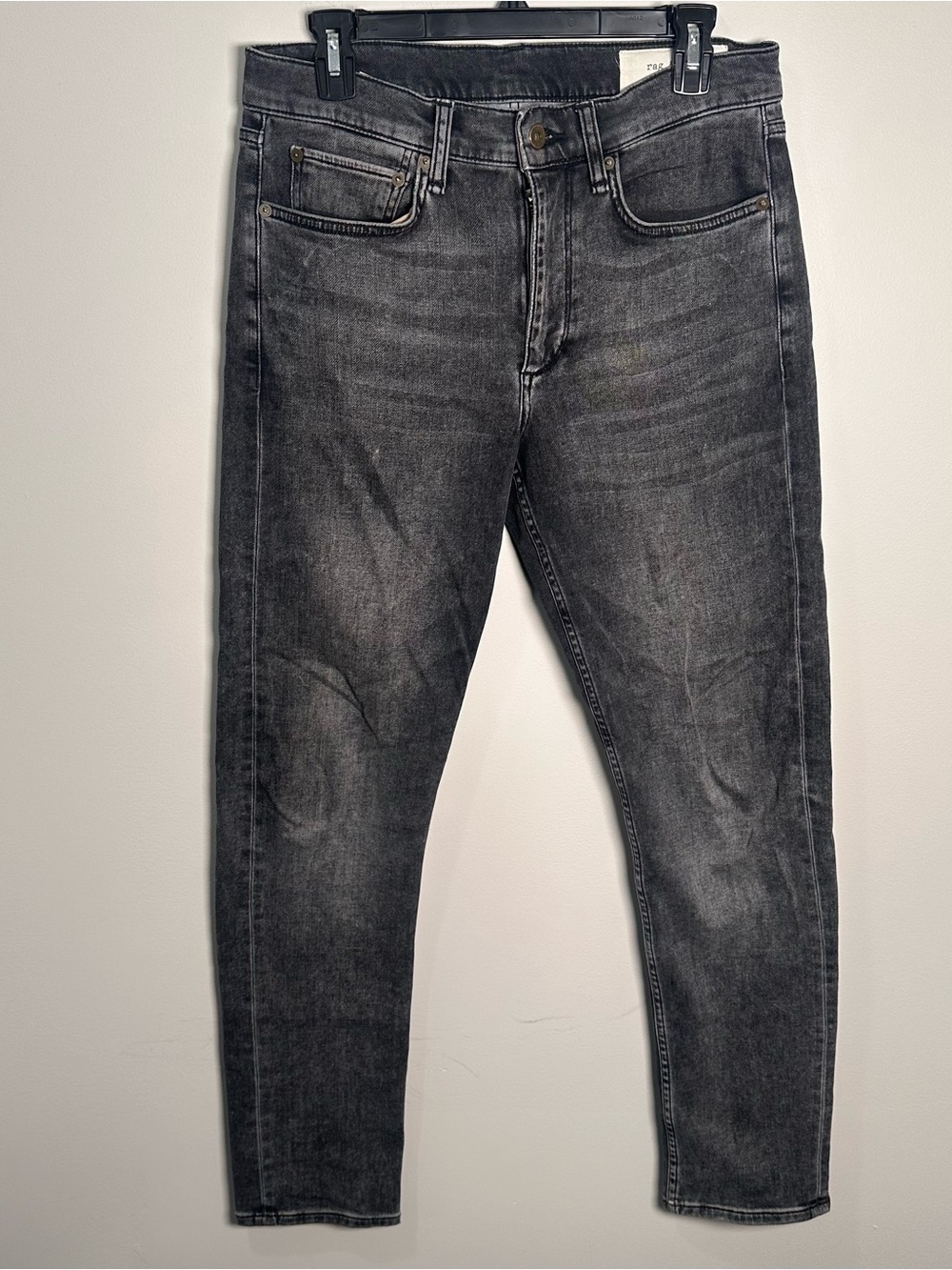 Rag & Bone Men's Slim Fit Black Wash Jeans